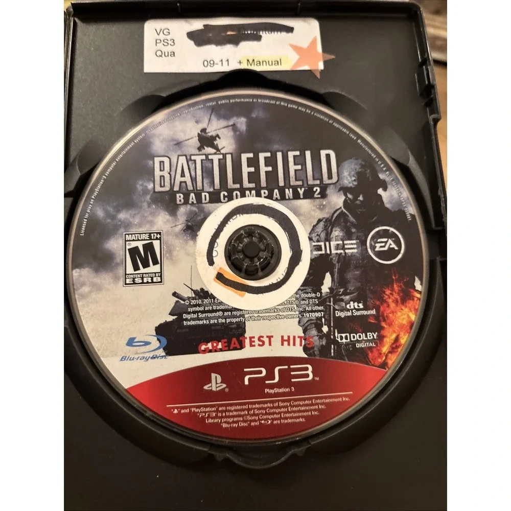 Battlefield Bad Company 2 PS3 PlayStation 3 TESTED!